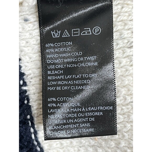 CPO Provisions Shipmen Supply Mens Shawl Collar Cardigan Fisherman Sweater Sz M - Picture 11 of 12